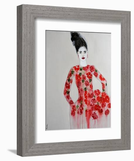 Red Dress, 2016-Susan Adams-Framed Giclee Print