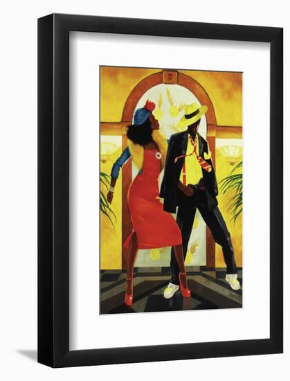 Red Dress-Graham Reynold-Framed Premium Giclee Print