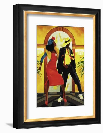 Red Dress-Graham Reynold-Framed Art Print