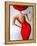 Red Dress-Megan Aroon Duncanson-Framed Stretched Canvas