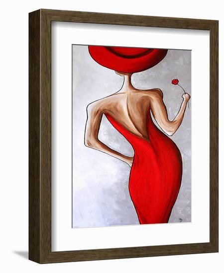 Red Dress-Megan Aroon Duncanson-Framed Premium Giclee Print