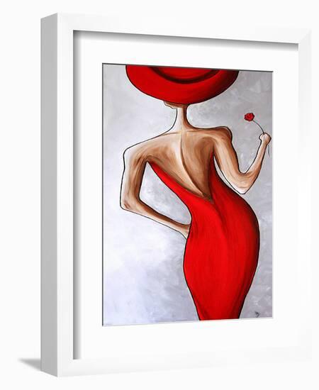 Red Dress-Megan Aroon Duncanson-Framed Premium Giclee Print