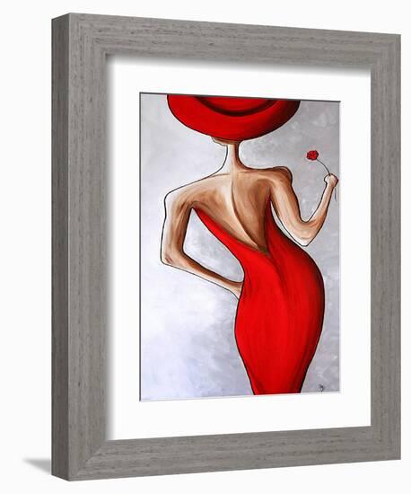 Red Dress-Megan Aroon Duncanson-Framed Art Print