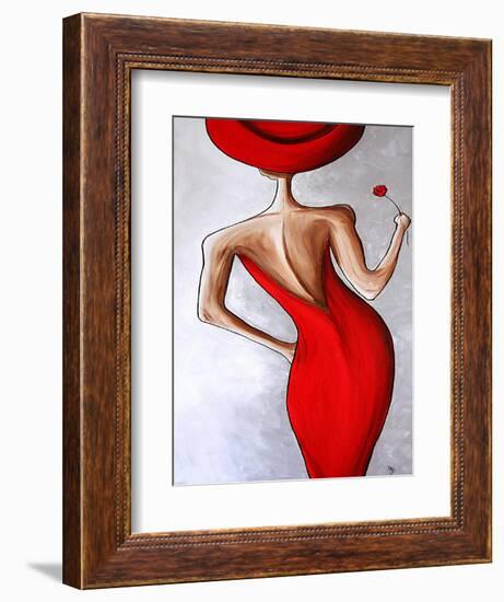 Red Dress-Megan Aroon Duncanson-Framed Art Print