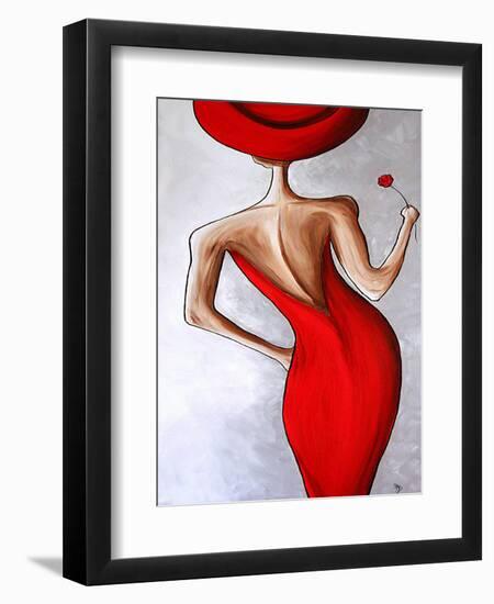 Red Dress-Megan Aroon Duncanson-Framed Art Print