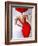 Red Dress-Megan Aroon Duncanson-Framed Art Print