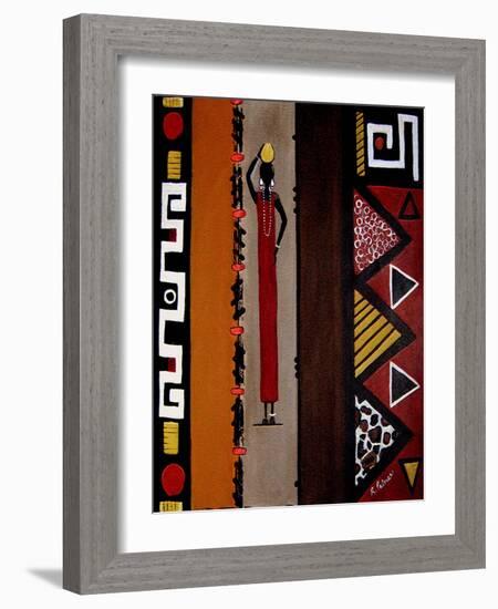 Red Dress-Ruth Palmer-Framed Art Print