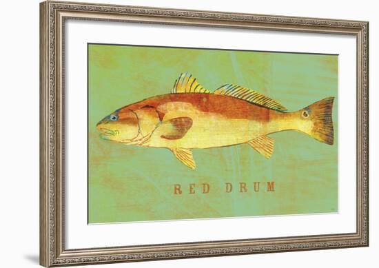 Red Drum-John W^ Golden-Framed Art Print