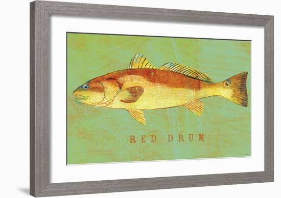 Red Drum-John W^ Golden-Framed Art Print