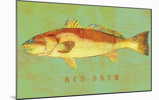 Red Drum-John W^ Golden-Mounted Art Print