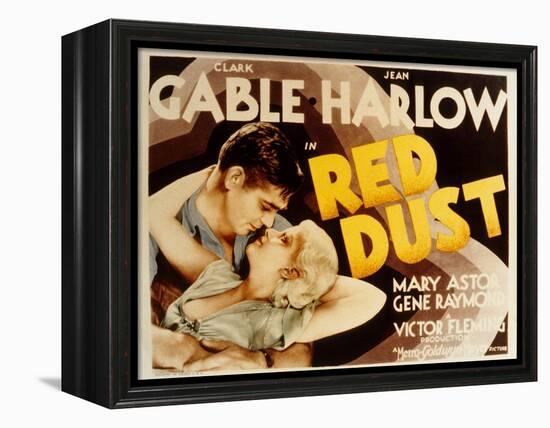 Red Dust, Clark Gable, Jean Harlow, 1932-null-Framed Stretched Canvas