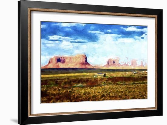 Red Earth-Philippe Hugonnard-Framed Giclee Print