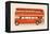 Red English Bus-Florent Bodart-Framed Premier Image Canvas