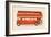 Red English Bus-Florent Bodart-Framed Giclee Print