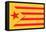 Red Estelada Flag-Juan Carlos B.-Framed Stretched Canvas