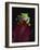 Red-Eyed Tree Frog Perched on Plant-David Northcott-Framed Photographic Print