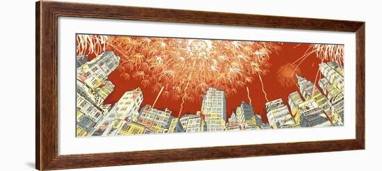 Red Eyes Fever-HR-FM-Framed Art Print