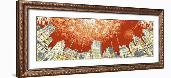 Red Eyes Fever-HR-FM-Framed Art Print