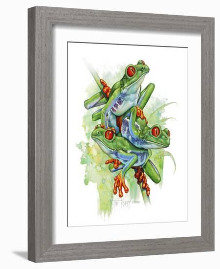 Red Eyes-Tim Knepp-Framed Giclee Print