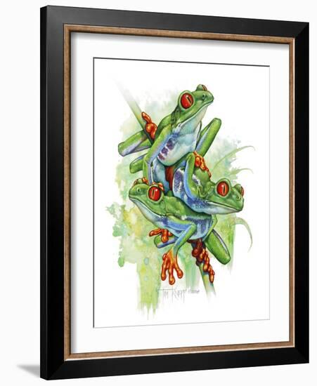 Red Eyes-Tim Knepp-Framed Giclee Print