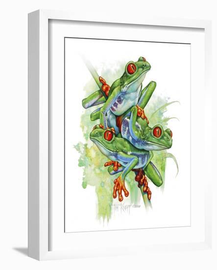 Red Eyes-Tim Knepp-Framed Giclee Print