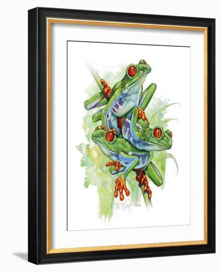 Red Eyes-Tim Knepp-Framed Giclee Print