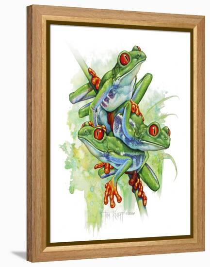 Red Eyes-Tim Knepp-Framed Premier Image Canvas