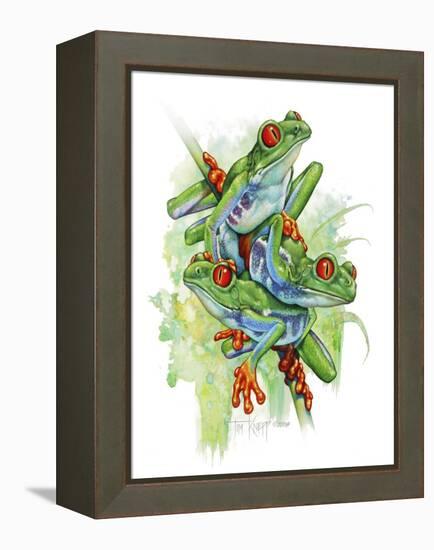 Red Eyes-Tim Knepp-Framed Premier Image Canvas