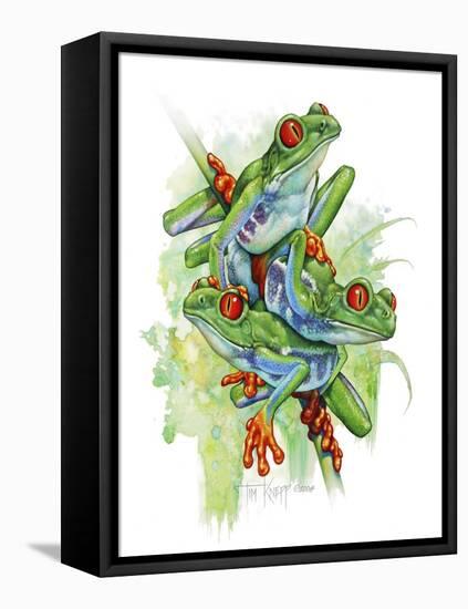 Red Eyes-Tim Knepp-Framed Premier Image Canvas