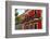 Red Facades of Old San Juan-George Oze-Framed Photographic Print