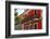 Red Facades of Old San Juan-George Oze-Framed Photographic Print