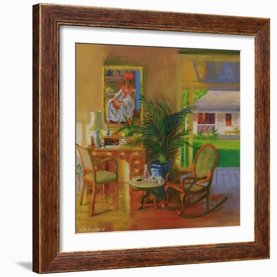 Red Fan, 2007/8-William Ireland-Framed Giclee Print