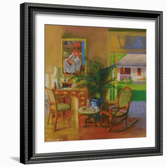 Red Fan, 2007/8-William Ireland-Framed Giclee Print