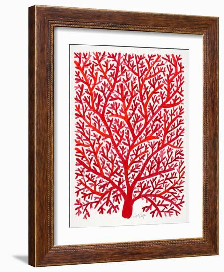 Red Fan Coral-Cat Coquillette-Framed Giclee Print