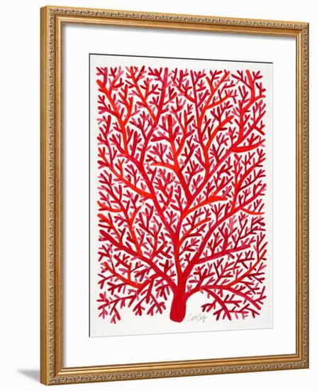 Red Fan Coral-Cat Coquillette-Framed Giclee Print