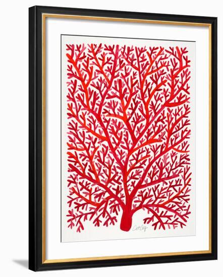 Red Fan Coral-Cat Coquillette-Framed Giclee Print