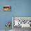 Red Farmhouse and Barn in Snowy Field-Robert Cattan-Mounted Photographic Print displayed on a wall