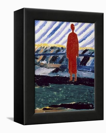 Red Figure, c.1928-Kasimir Malevich-Framed Premier Image Canvas