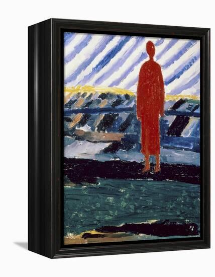 Red Figure, c.1928-Kasimir Malevich-Framed Premier Image Canvas
