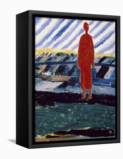 Red Figure, c.1928-Kasimir Malevich-Framed Premier Image Canvas