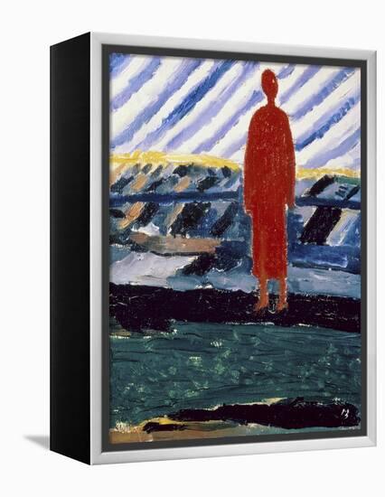 Red Figure, c.1928-Kasimir Malevich-Framed Premier Image Canvas