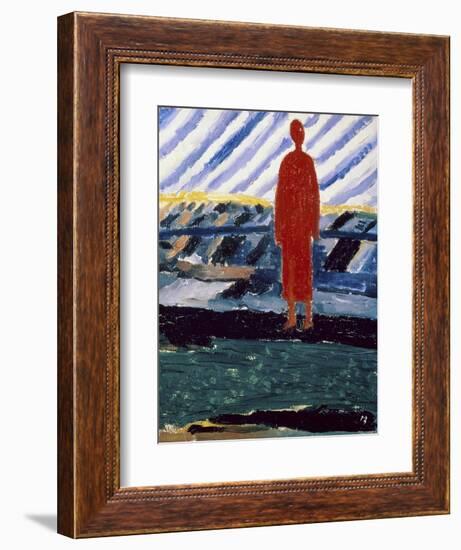 Red Figure, c.1928-Kasimir Malevich-Framed Giclee Print