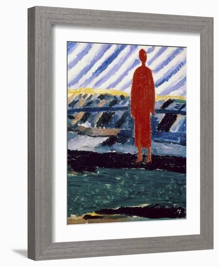 Red Figure, c.1928-Kasimir Malevich-Framed Giclee Print