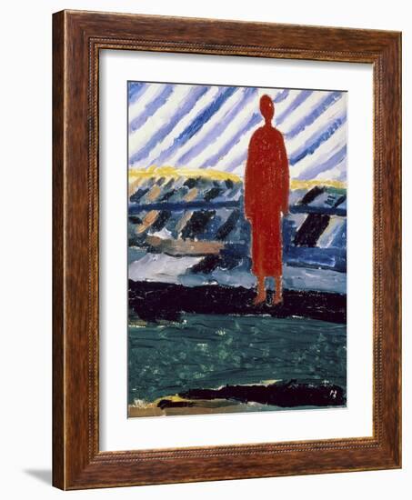 Red Figure, c.1928-Kasimir Malevich-Framed Giclee Print