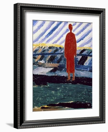 Red Figure, c.1928-Kasimir Malevich-Framed Giclee Print