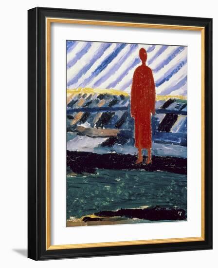 Red Figure, c.1928-Kasimir Malevich-Framed Giclee Print