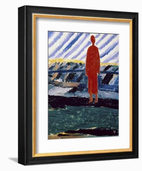 Red Figure, c.1928-Kasimir Malevich-Framed Premium Giclee Print