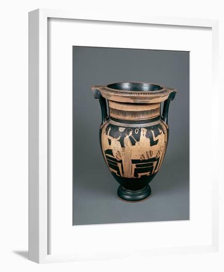 Red-Figure Pottery, Attic Vase, 5th Century B.C.-null-Framed Giclee Print