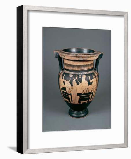 Red-Figure Pottery, Attic Vase, 5th Century B.C.-null-Framed Giclee Print
