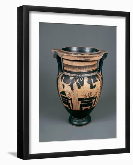 Red-Figure Pottery, Attic Vase, 5th Century B.C.-null-Framed Giclee Print